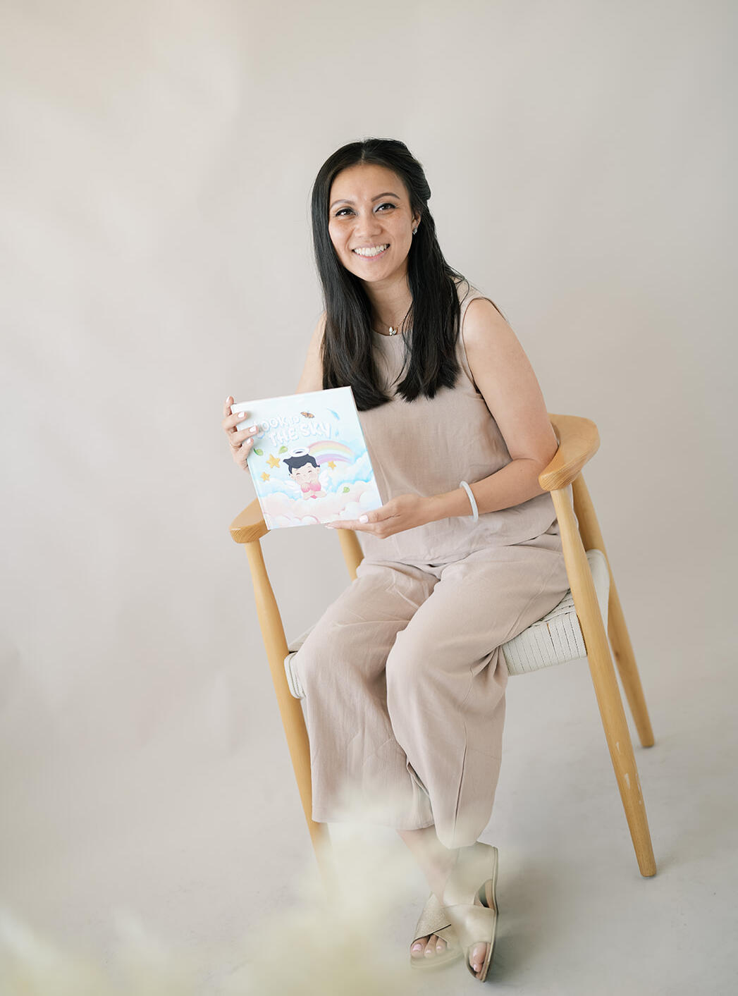 Jenny L. Kim with Look To The Sky book